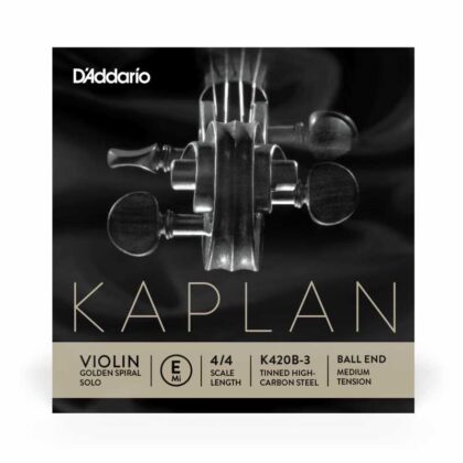 D'ADDARIO KAPLAN GOLDEN SPIRAL SOLO MI BALL END VIOLINO