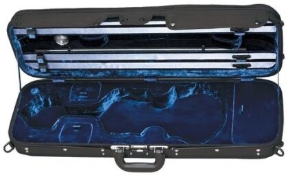 CUSTODIA GEWA LIUTERIA MAESTRO RETTANGOLARE 4/4 INTERNO BLU VIOLINO