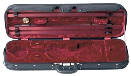CUSTODIA GEWA LIUTERIA MAESTRO RETTANGOLARE 4/4 INTERNO ROSSO VIOLINO