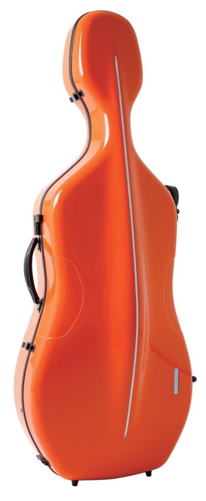 CUSTODIA GEWA AIR ARANCIONE LUCIDO ESTERNO/INTERNO NERO VIOLONCELLO