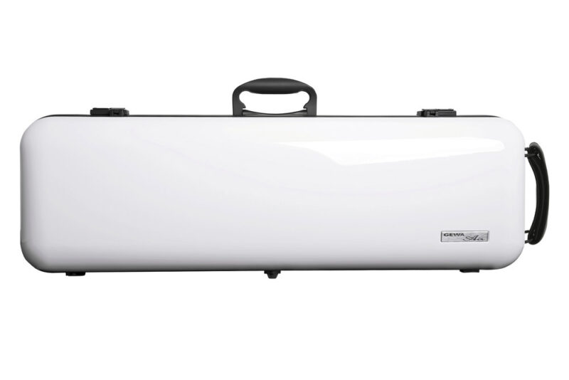 CUSTODIA GEWA AIR 2.1 RETTANGOLARE BIANCO LUCIDO CON MANIGLIA LATERALE VIOLINO